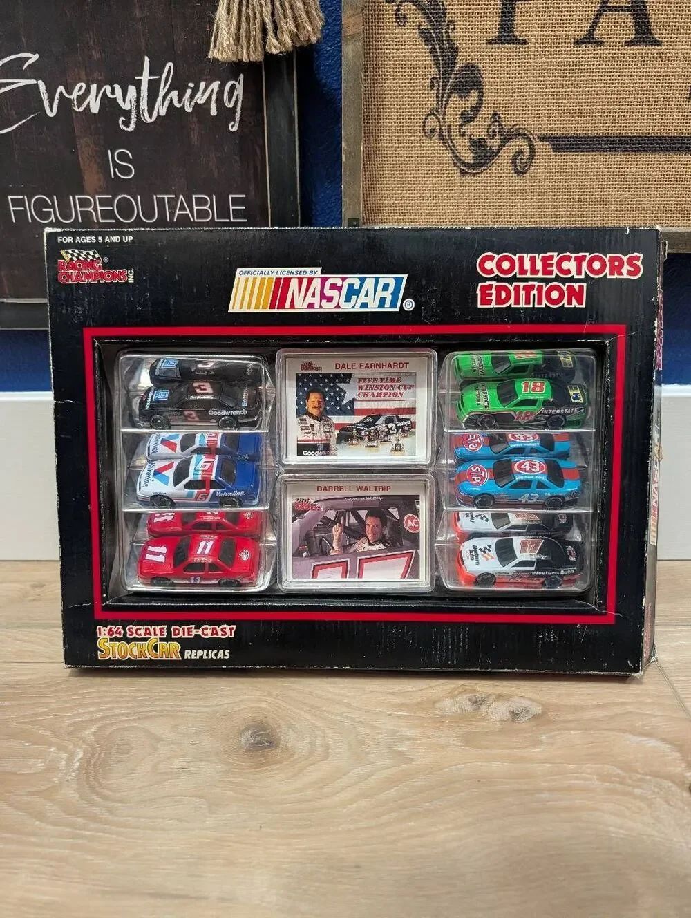 1992 Racing Champions NASCAR Collector Edition 1:64 Diecast 6 Cars NIB Earnhardt